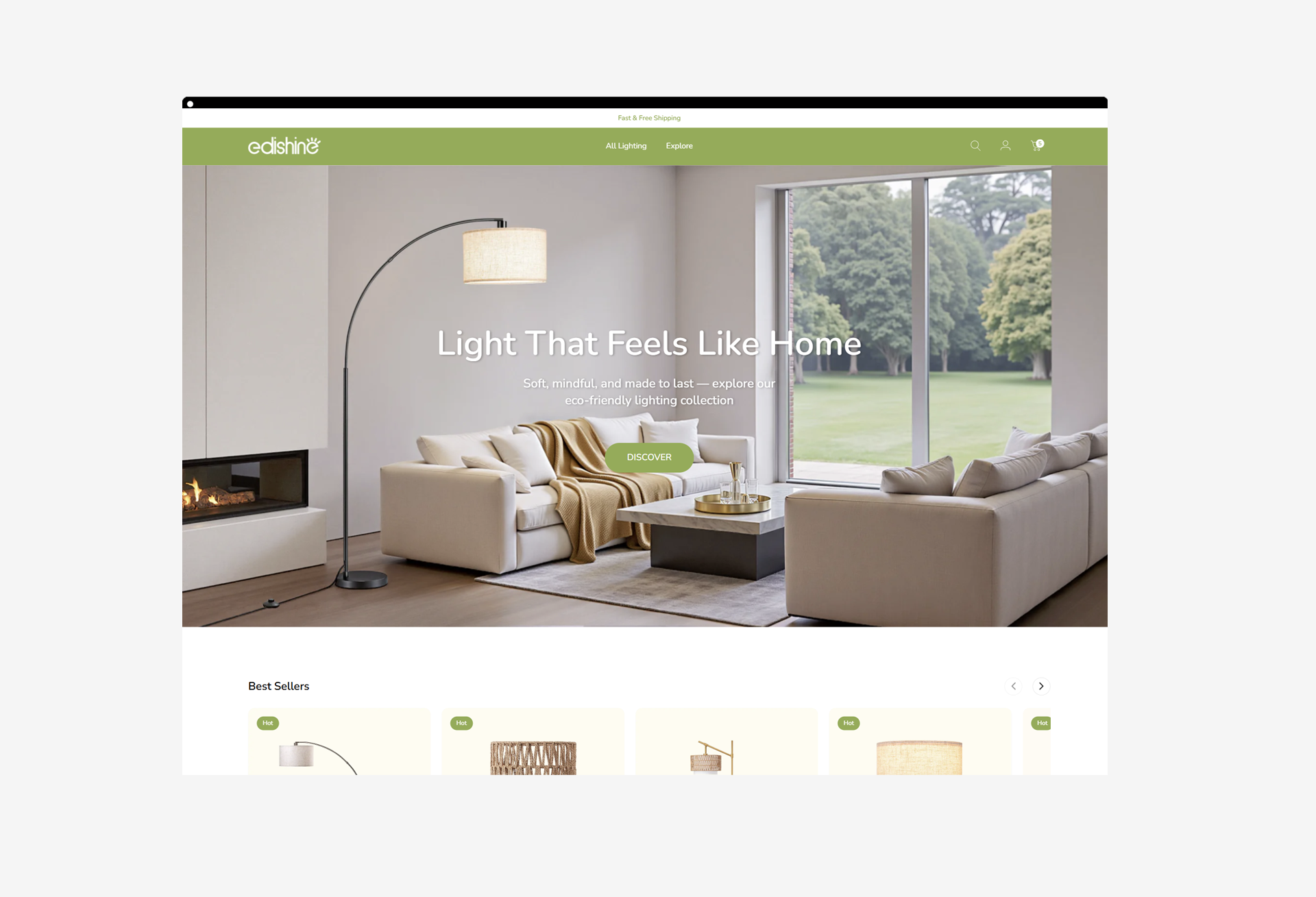 Edishine desktop screenshot